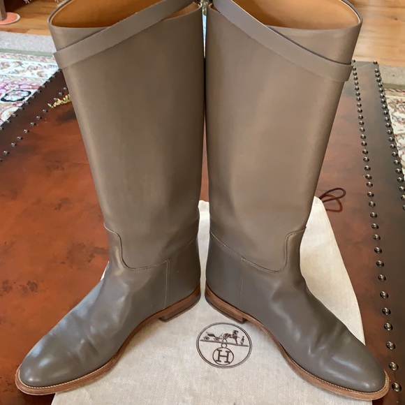 Beautiful equestrian Hermès boots - Picture 4 of 7